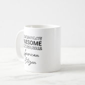 Nieuwe Amerikaanse staatsburger naturalisatie immi Koffiemok (Voorkant links)