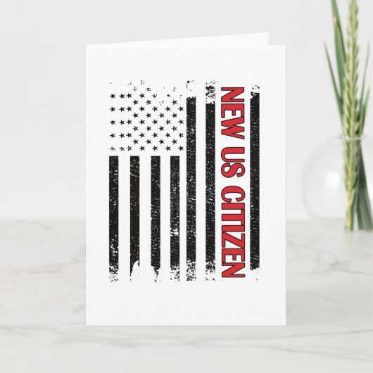 Nieuwe Amerikaanse staatsburger VS trots op nieuw  Kaart (Voorkant)
