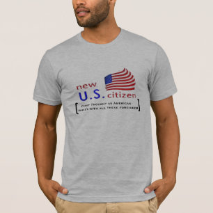 nieuwe amerikaanse ster striptekeningen maken grap t-shirt