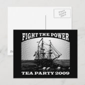 Nieuwe Amerikaanse Tea Party 2009 Briefkaart (Voorkant / Achterkant)