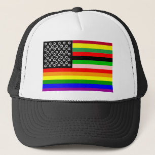 Nieuwe Amerikaanse vlag Trucker Pet