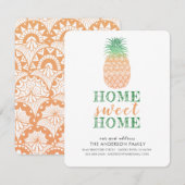 Nieuwe ananas-adreswijzigingsaankondiging aankondiging (Voorkant / Achterkant)