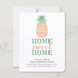 Nieuwe ananas-adreswijzigingsaankondiging aankondiging