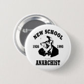 Nieuwe anarchist - Murray Rothbard Ronde Button 5,7 Cm (Voorkant /achterkant)