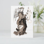 NIEUWE ANNUNCIATIETIJD VAN 1400 BEDANKKAART (Staand voorkant)