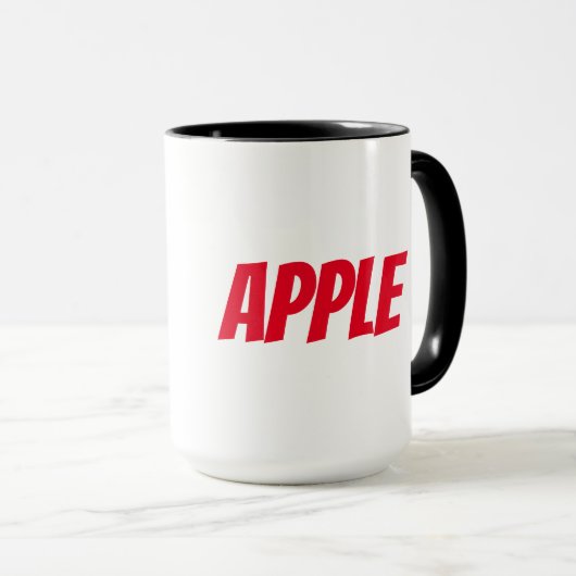 Nieuwe Apple ontwerp s cups mokken (Voorkant rechts)