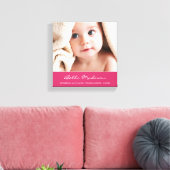 NIEUWE ARRIVAL | BABY CANVAS PORTRAIT (Insitu (Woonkamer))