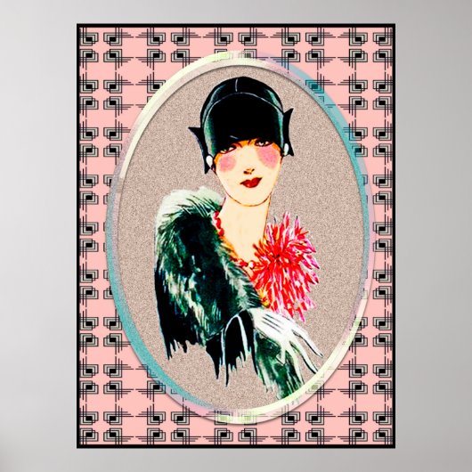 Nieuwe Art Deco Beauty Poster (Voorkant)