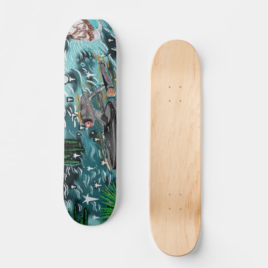 Nieuwe Art Tarot Skatedeck Persoonlijk Skateboard (Voorkant)