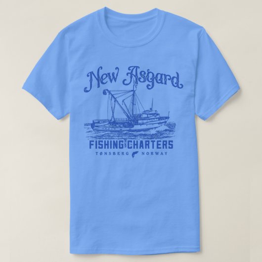 Nieuwe Asgard Vist charters T-shirt (Design voorkant)