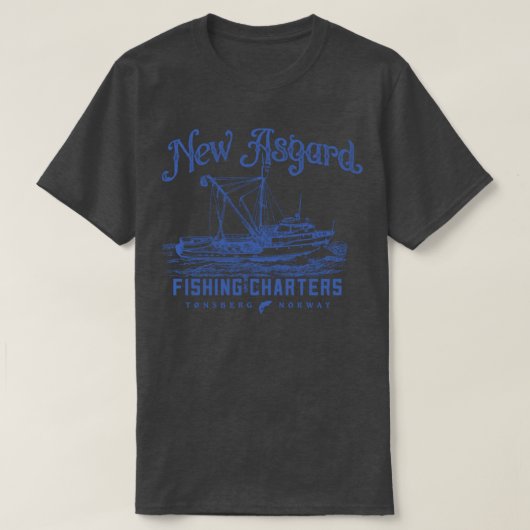 Nieuwe Asgard Vist charters T-shirt (Design voorkant)