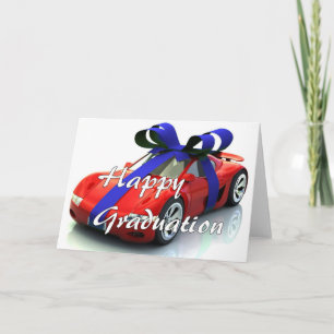 Nieuwe auto afstuderen kaart