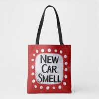 Nieuwe auto ruikt Canvas tas