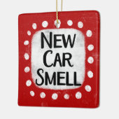 Nieuwe auto ruikt Ornament (Links)