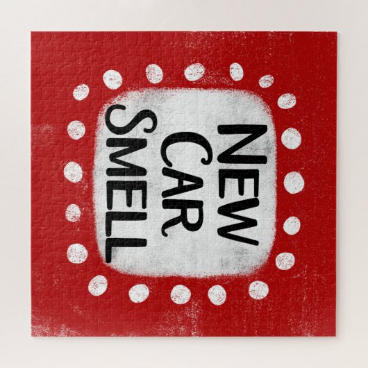 Nieuwe auto ruikt puzzel (Horizontaal)