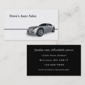 Nieuwe Auto Visitekaartje (Voorkant / Achterkant)