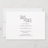 Nieuwe Avonturen Betrokkenheid Custom Foto trouwen Save The Date (Achterkant)