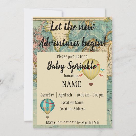 Nieuwe Avontuur Kaart (Voorkant)