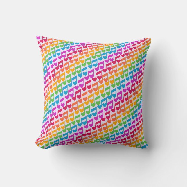 Nieuwe Awesome Regenboog Noten Kussen (Voorkant)