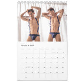 Nieuwe Aziatische Mannen 2025 Kalender (Jan 2027)