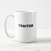 Nieuwe baan - de Mok van de Koffie van de Traitor  (Links)