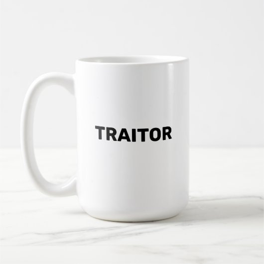 Nieuwe baan - de Mok van de Koffie van de Traitor  (Links)