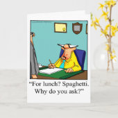 Nieuwe baan gefeliciteerd Humor Wenskaart Kaart (Gele Bloem)