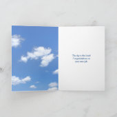 Nieuwe baan Gefeliciteerd Ladder in Sky Kaart (Binnen)