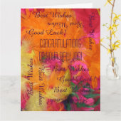 Nieuwe baan gefeliciteerd van ons allemaal, JUMBO Kaart (Gele Bloem)