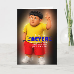 nieuwe baan, geslaagd voor het examen gefeliciteer kaart