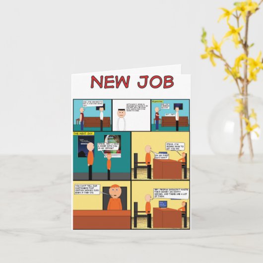 Nieuwe Baan Kaart (Gele Bloem)