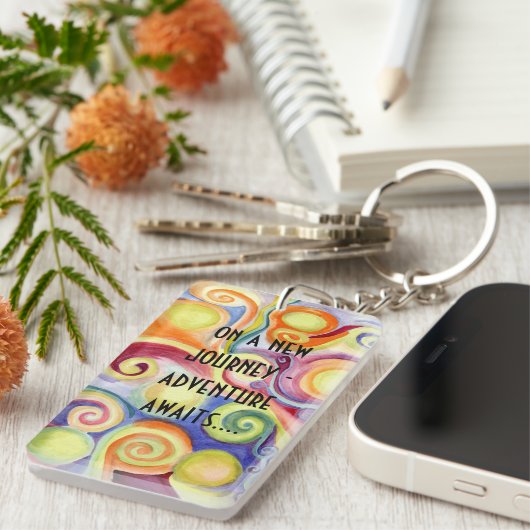 Nieuwe baan, nieuwe thuis, nieuwe houding?! sleutelhanger (Voorkant Rechts)