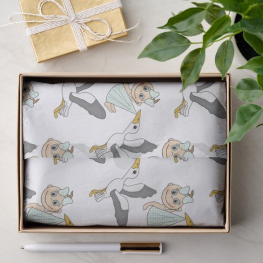 Nieuwe baby, 10lb-weefselpapier, wit tissuepapier (Geschenk)