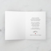 Nieuwe baby 3 fotocollage elegant dank u kaart (Binnen)