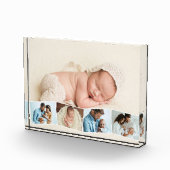 Nieuwe baby 5 fotocollage zigzag fotostrip fotoblokken (Rechts)