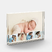 Nieuwe baby 5 fotocollage zigzag fotostrip fotoblokken (Links)