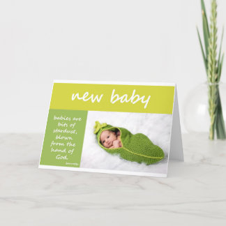 Nieuwe baby aankondiging