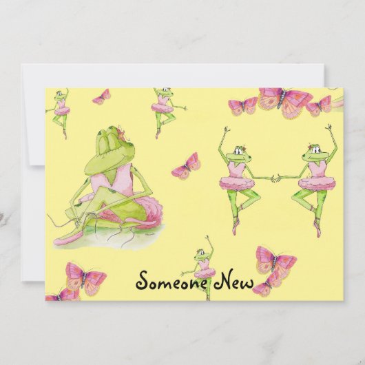 Nieuwe baby aankondiging (Voorkant)