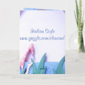 nieuwe baby aankondiging (Achterkant)