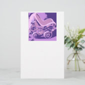 Nieuwe baby/aankondiging briefpapier (Staand voorkant)