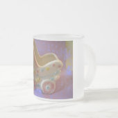 Nieuwe baby/aankondiging matglas koffiemok (Voorkant rechts)