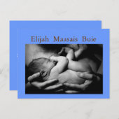 Nieuwe Baby Aankondiging Post Kaart (Voorkant / Achterkant)