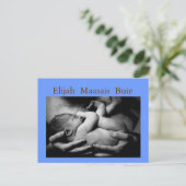 Nieuwe Baby Aankondiging Post Kaart (Staand voorkant)