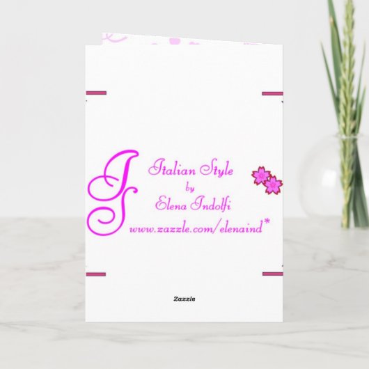 Nieuwe Baby Arrival Card Aankondiging (Achterkant)