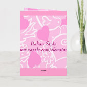 Nieuwe Baby Arrival Card Aankondiging (Achterkant)