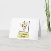 Nieuwe Baby Arrival Card Aankondiging (Voorkant)