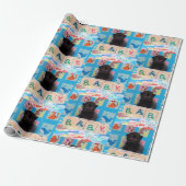 Nieuwe baby, Baby shower, kitten Cadeaupapier (Uitgerold)