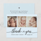 Nieuwe Baby bedankjes, geboortekaartjes Briefkaart (Voorkant / Achterkant)