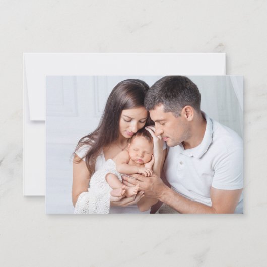 Nieuwe baby bedankt | Foto Glitter Feet (Achterkant)