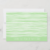 Nieuwe Baby Bloemen Aankondiging (Achterkant)